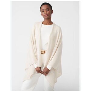 J.McLaughlin 100% cashmere wrap poncho OS